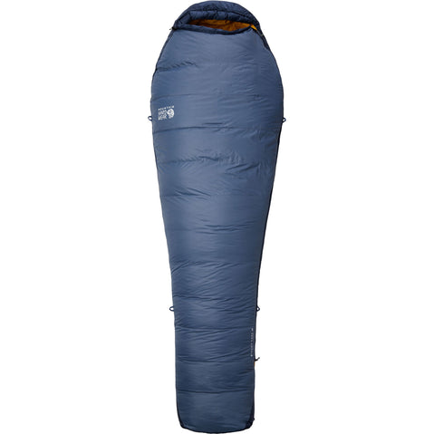 Mountain Hardwear Bishop Pass 30 Degree Down Sleeping Bag in Light Zinc closed