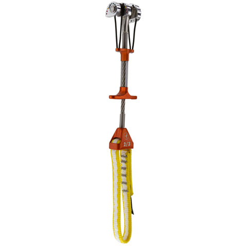 Metolius Ultralight Offset Master Cam in Orange/Yellow angle