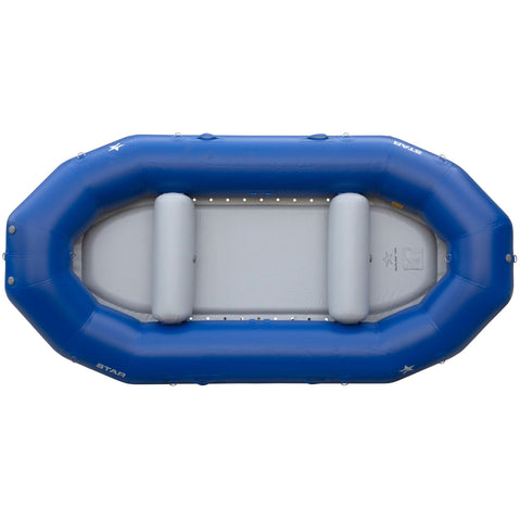 Star Outlaw 140 Self-Bailing Raft in Blue top