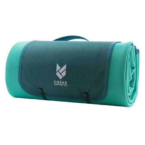 CGear Sandlite Sand-Free Mat in Green rolled