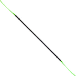Aqua-Bound Manta Ray Fiberglass 4-Piece Kayak Paddle in Electric Green side angle