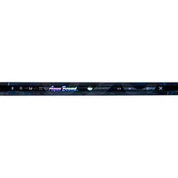 Aqua-Bound Aerial Minor Fiberglass Bent Shaft 1-Piece Kayak Paddle in Blue shaft graphic