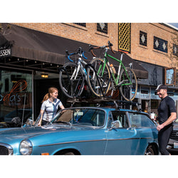 Yakima HighRoad Bike Roof Rack lifestyle retro car