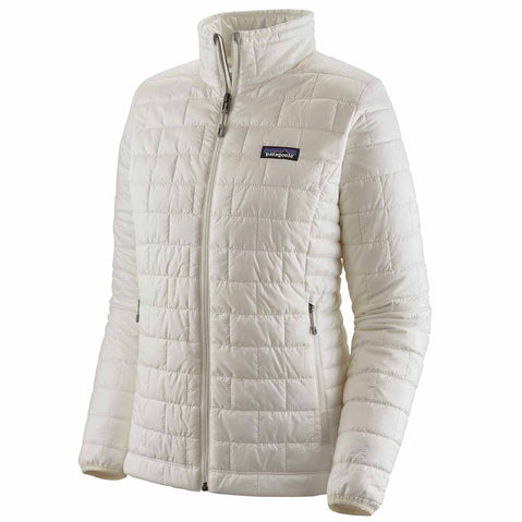 Patagonia Women's Nano Puff Jacket in Birch White