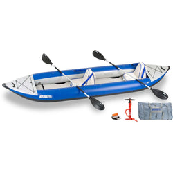 Sea Eagle Explorer 420X Inflatable Kayak Deluxe Tandem Package set