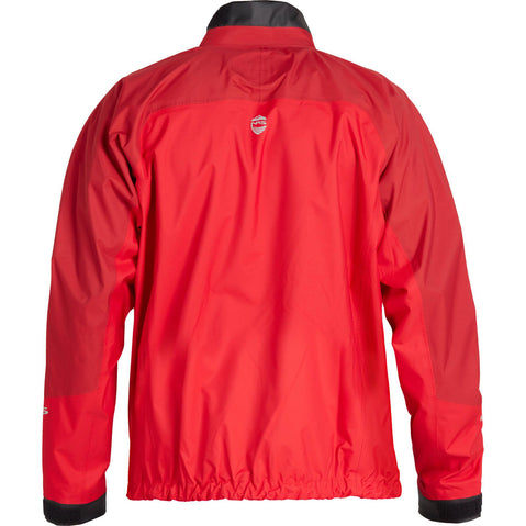 NRS Men's Endurance Paddling Jacket in Red back