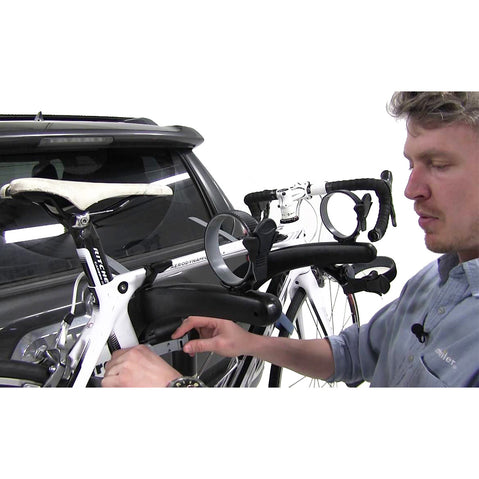 Saris Bones 2 Bike Trunk Rack installed