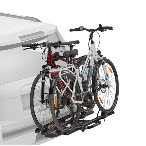 Yakima OnRamp 2 Bike Hitch Rack with bikes loaded back