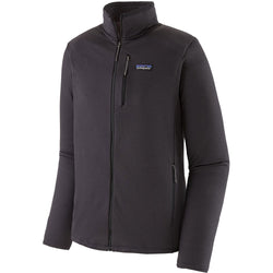 Patagonia Men's R1 Daily Jacket in Ink Black/Black X-Dye angle