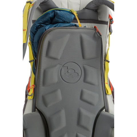 Big Agnes Prospector 50L Backpack in Fog back detail