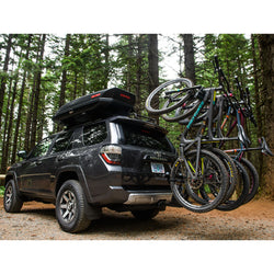 Yakima HangOver 4 Bike Hitch Rack fully loaded