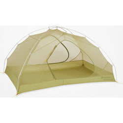 Marmot Tungsten UL 3 Person Camping Tent in Wasabi door open
