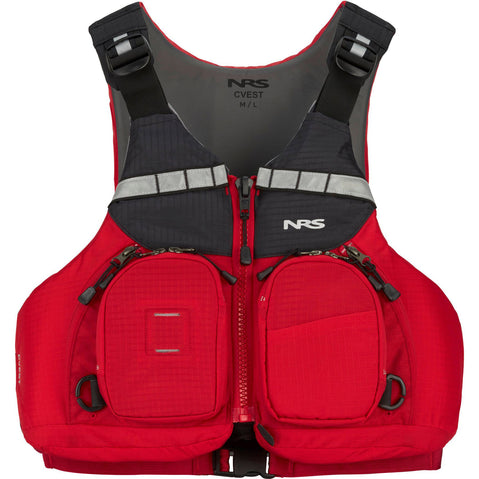 NRS cVest Lifejacket (PFD) in Red front