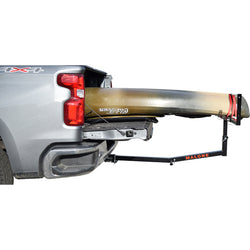 Malone Axis Truck Bed Load Extender carrying a kayak
