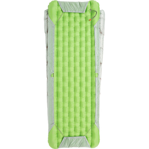 Big Agnes Lost Ranger UL 3N1 0 Degree Down Sleeping Bag in Gray/Orange pad view