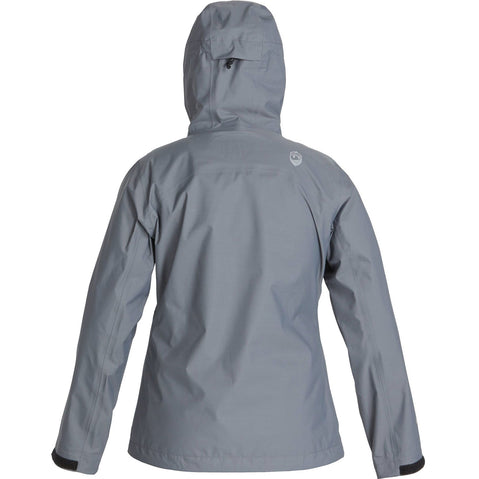 NRS Women's Teeko Paddling Jacket in Gray back