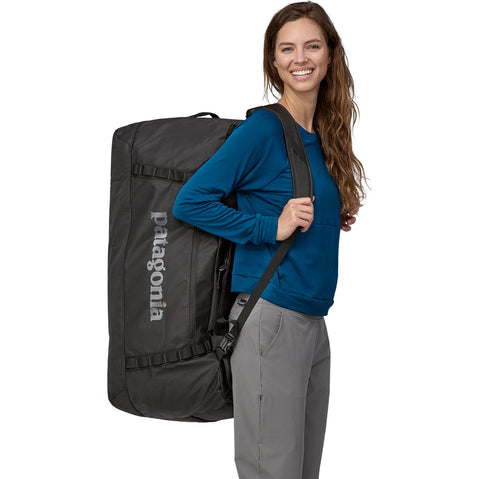 Patagonia Black Hole Duffel 100L in Black model side