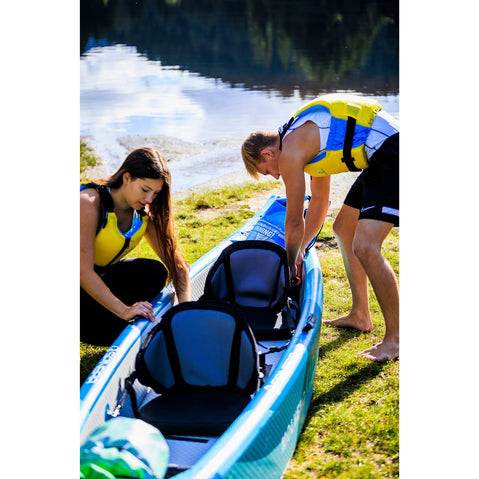 Spinera Inflatables Molveno 140 Inflatable Kayak installing seat
