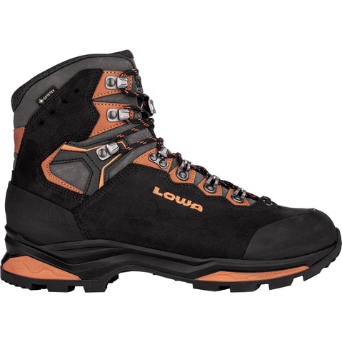 Lowa Camino EVO GTX Trekking Boots in Black/Orange side