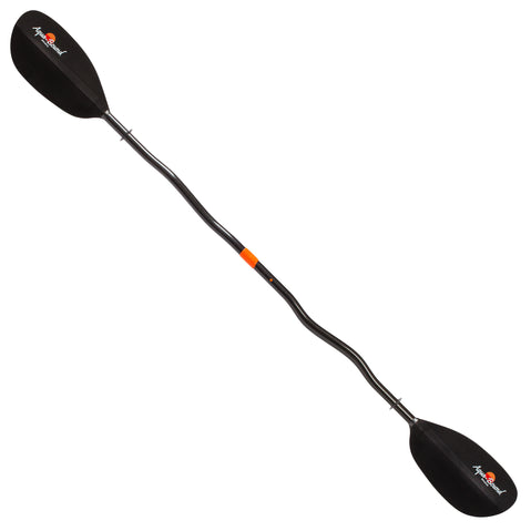 Aqua-Bound Whiskey Carbon Bent Shaft 2-Piece Kayak Paddle angle