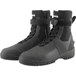 NRS Workboot Water Shoes in Black left angle pair