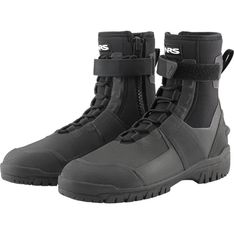 NRS Workboot Water Shoes in Black left angle pair