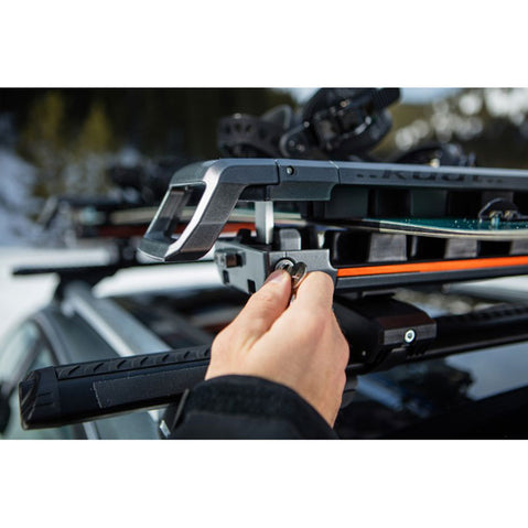 Kuat Grip 6 Ski/Snowbard Rack in Pearl lifestyle