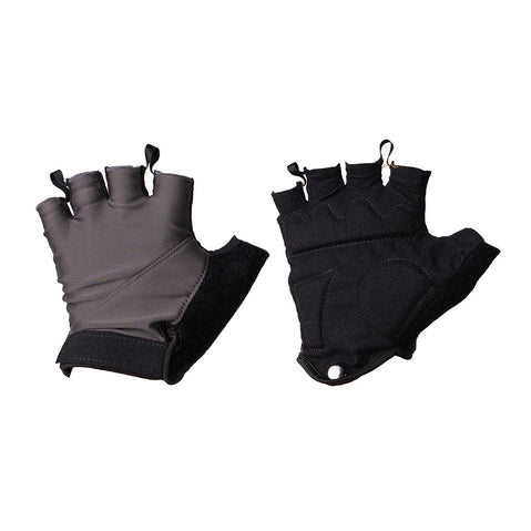 Level Six Cascade Half-Finger Paddling Gloves in Silver pair