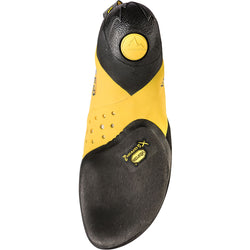 La Sportiva Men's Solution Rock Climbing Shoes in White/Yellow sole