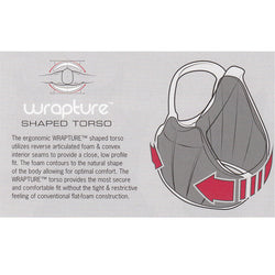 Stohlquist Descent Rescue Lifejacket (PFD) wrapture shaped torse