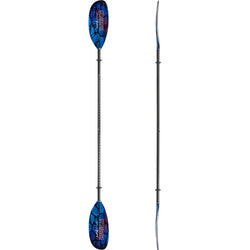 Bending Branches Angler Pro Fiberglass Straight Shaft 2-Piece Kayak Paddle in Radiant full profile