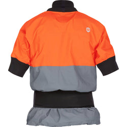 NRS Men's Stratos Shorty Semi-Dry Paddling Jacket in Flare back