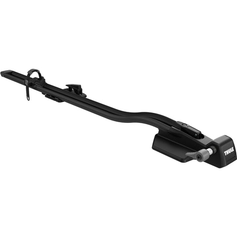 Thule FastRide Bike Roof Rack in Black angle view
