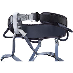 Petzl Corax Climbing Harness in Dark Gray detail