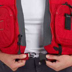 NRS Chinook OS Lifejacket (PFD) in Red model buckle