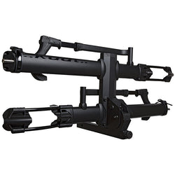 Kuat NV Base 2.0 Bike Hitch Rack in Matte Black angle view folded up