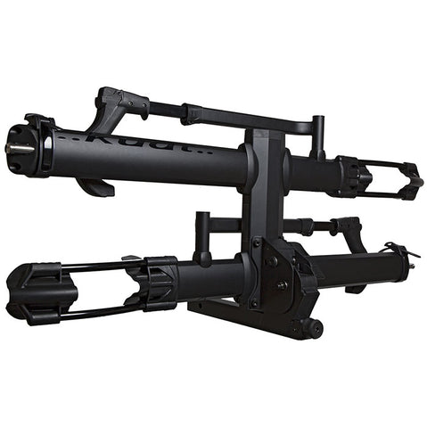 Kuat NV Base 2.0 Bike Hitch Rack in Matte Black angle view folded up