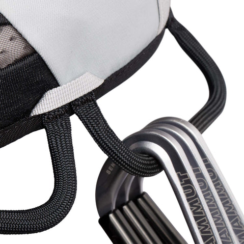 Mammut Men's Ophir 3 Slide Rock Climbing Harness in Black/Marble Clip detail