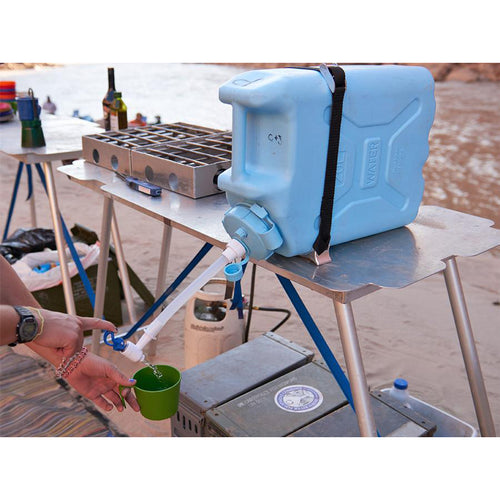 Down River Equipment Scepter Water Jug Stand on a table