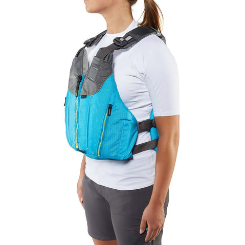 NRS Women's Nora Lifejacket (PFD) in Teal model angle