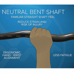 Werner Sherpa Carbon Bent Shaft Whitewater Kayak Paddle diagram