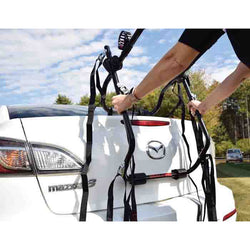 Malone RunWay BC2 Bike Trunk Rack installation on a car