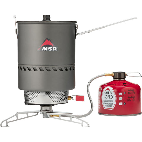 MSR LowDown Remote Stove Adapter use