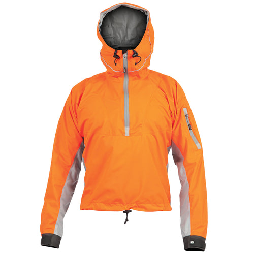 Kokatat GORE-TEX Paclite Pullover Paddling Jacket in Tangerine front