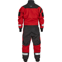 NRS Ascent SAR Dry Suit in Red back