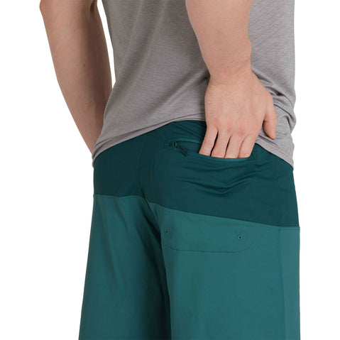 NRS Men's Benny Board Shorts in Mediterranea model pocket