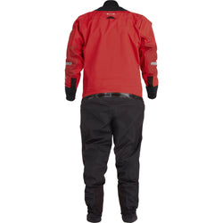 NRS Women's Foray Drysuit in Red back