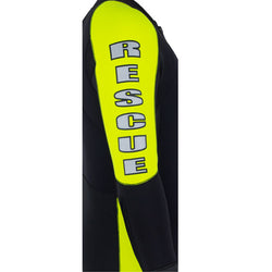 NRS Rescue Wetsuit in Black/Yellow side