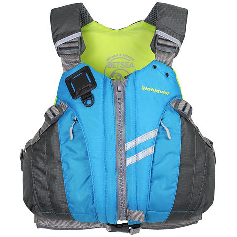 Stohlquist Women's Betsea Lifejacket (PFD) in Cyan Blue front