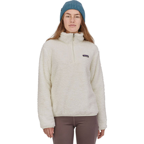 Patagonia Women's Los Gatos 1/4 Zip Top in Birch White model front